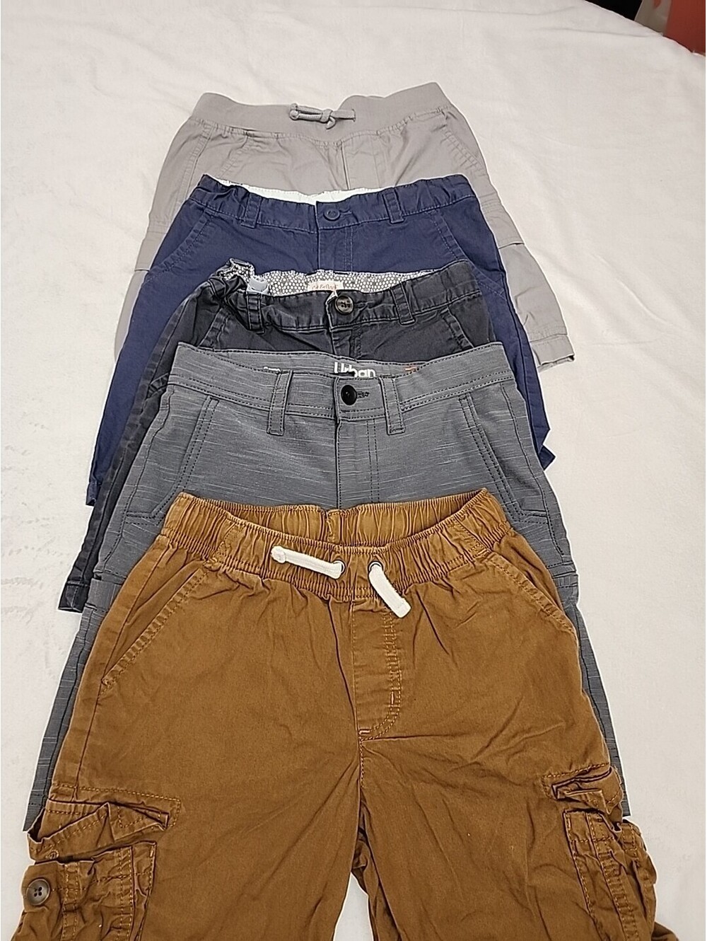 5 Boys Shots Cargo 3 Cat &Jack M8/10  1 Urban 8 R 1 Polo Rafael Lauren S 8